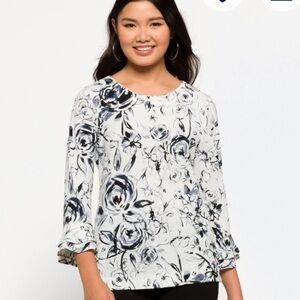 Yessir Trumpet Sleeve Knit Top